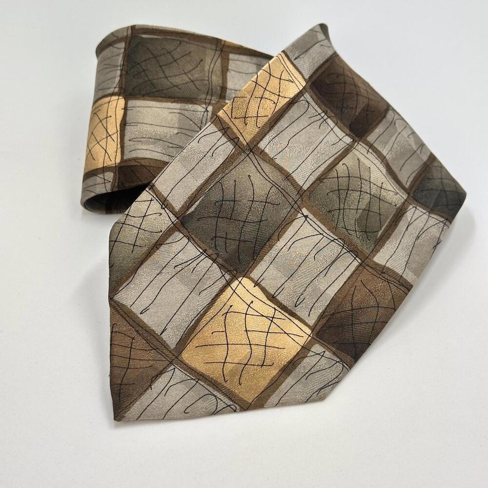 J. Garcia Men's Geometric Patterned Tie